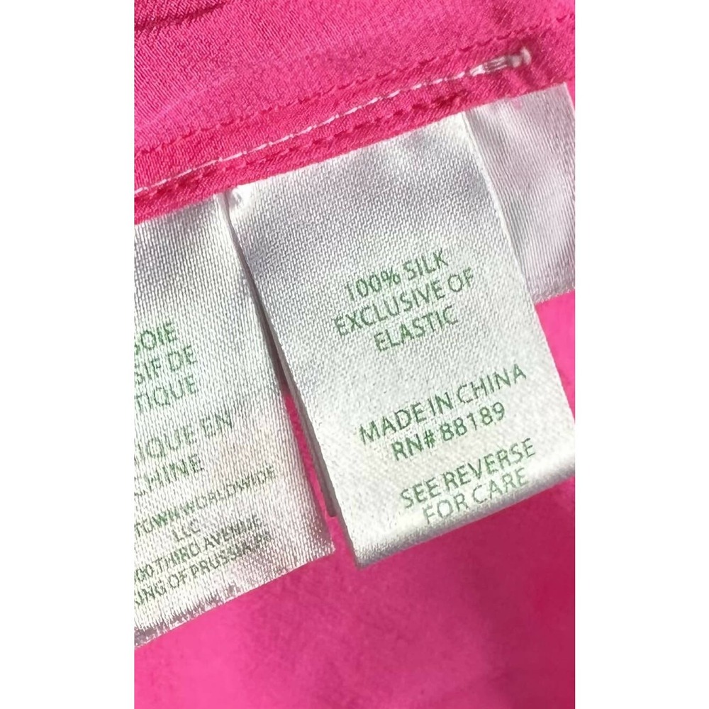 Lilly Pulitzer Pink Smocked Blouse Medium EUC - Picture 7 of 8